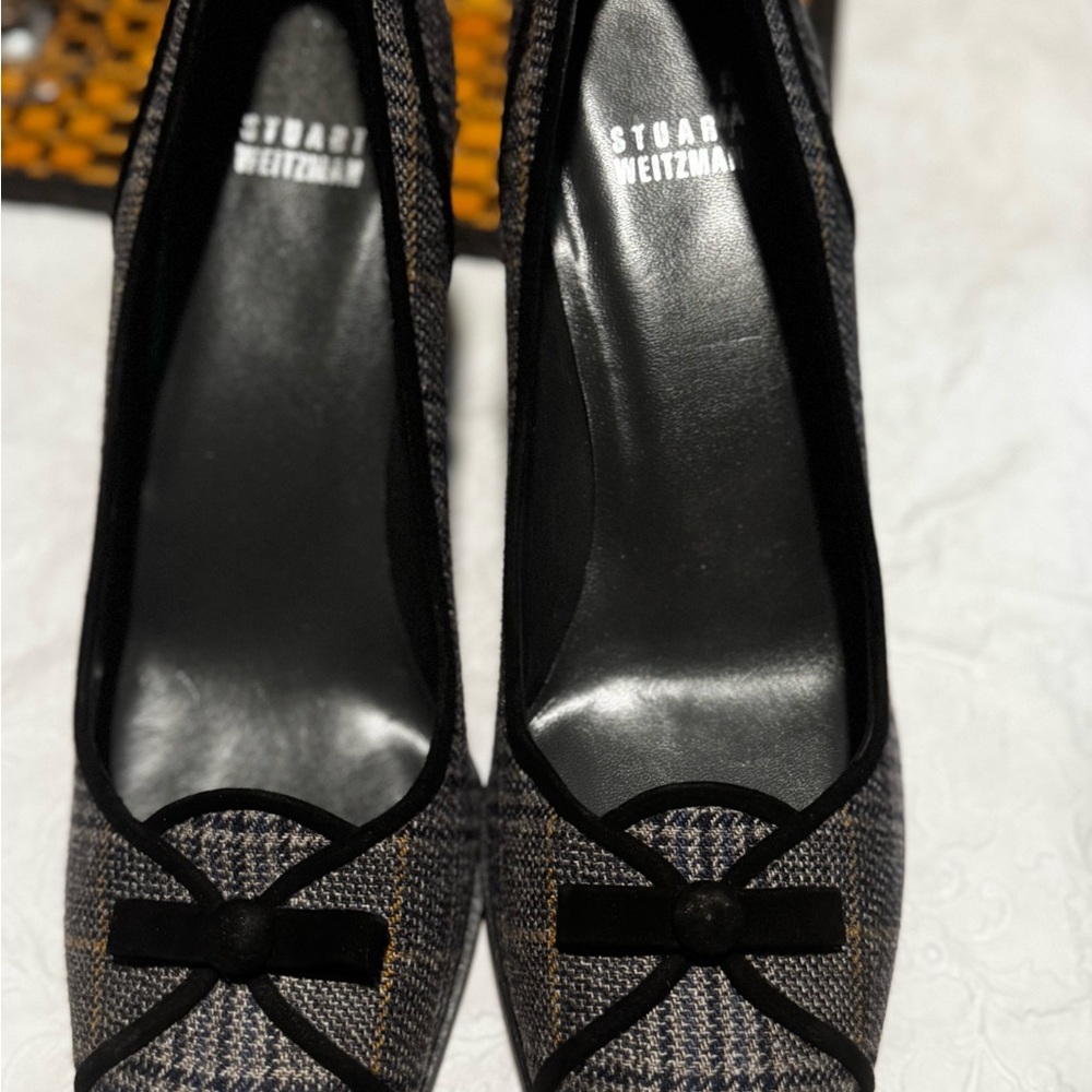 Stuart Weitzman Black and Grey Women's Shoes